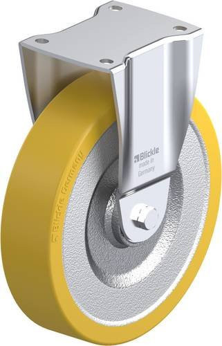 Blickle BH-SETH 250K Bockrolle mit Schraubbefestigung, Rad-Durchmesser: 25 cm, Tragfähigkeit (max.): 900 kg - Bild 1