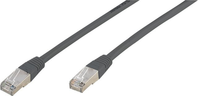Vivanco CAT5e Ethernet LAN Netzwerkkabel, Grau, 20 m - Bild 1