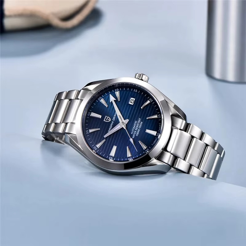 PAGANI DESIGN Automatik-Armbanduhr, Edelstahl, Saphirglas, Herren - Bild 4