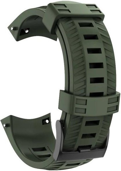 MY-CASE Uhrenarmband Silikon, 24 mm, Armee Grün, Unisex - Bild 1