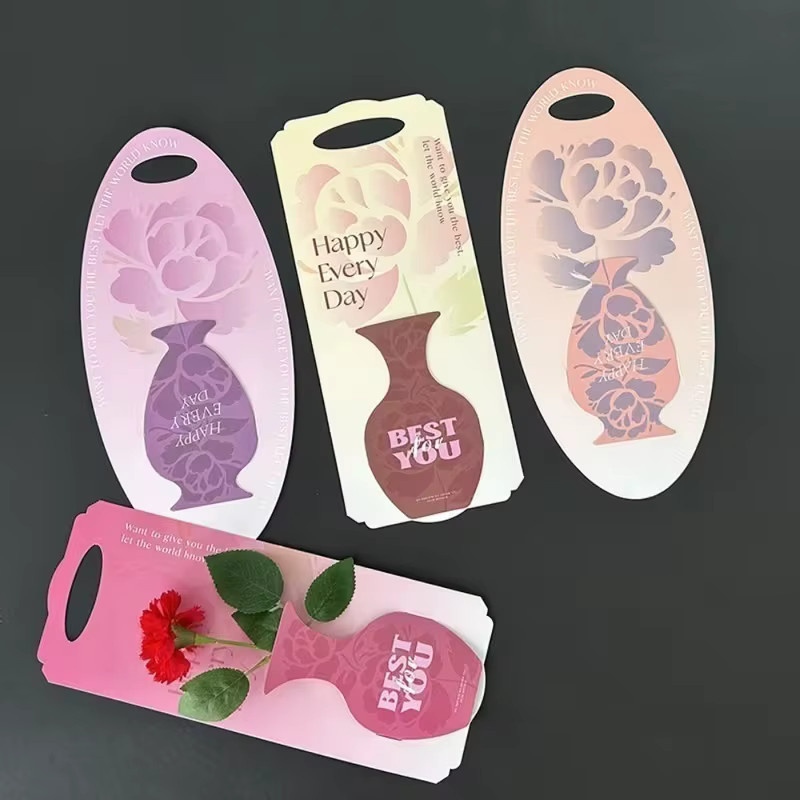 5 Stück faltbare Blumenarrangement-Boxen aus Papier in Gelb zum Selbermachen als Blumenstrauß-Tasche - Bild 3