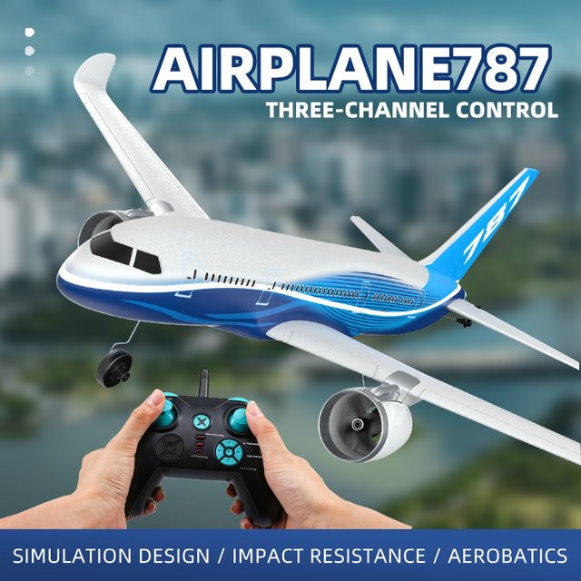 JIKEFUN 787 Modell RC Flugzeug, ferngesteuerter Gleiter, Schaumstoff, ab 14 Jahren - Bild 1