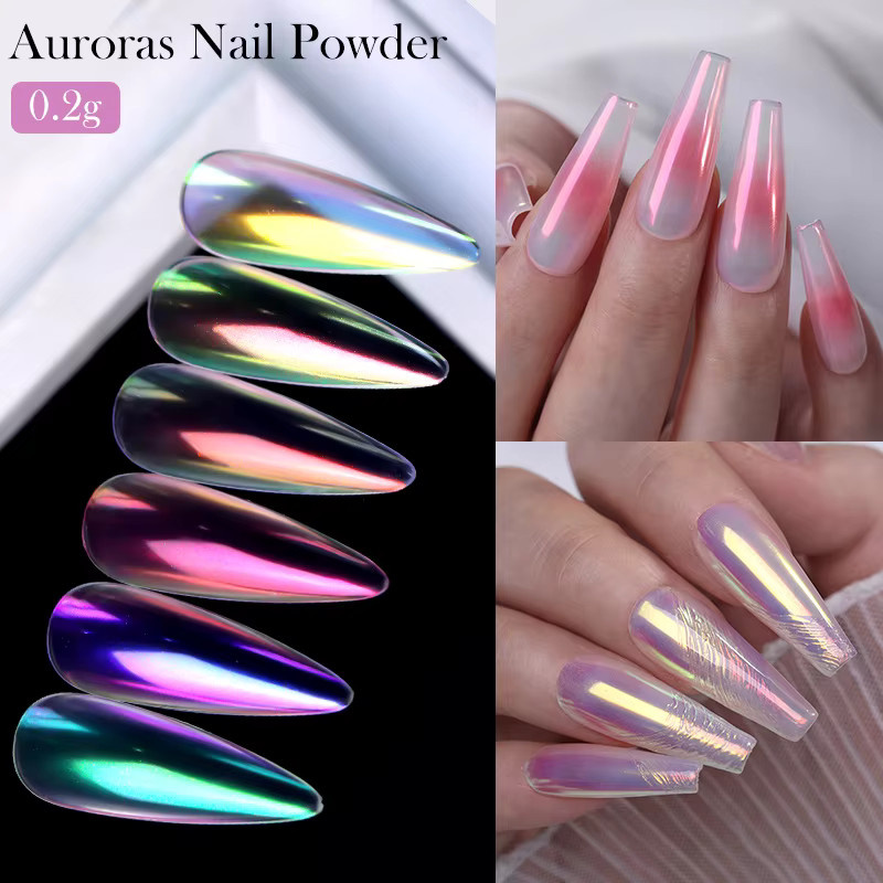 NICOLE DIARY Aurora Nagelpulver Pigment, Metallic, M007 - Bild 2