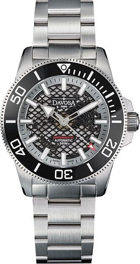 Davosa Argonautic 41 Shark diver Armbanduhr, Automatik, Edelstahl, Schwarz, 41,5 mm, Herren - Bild 1