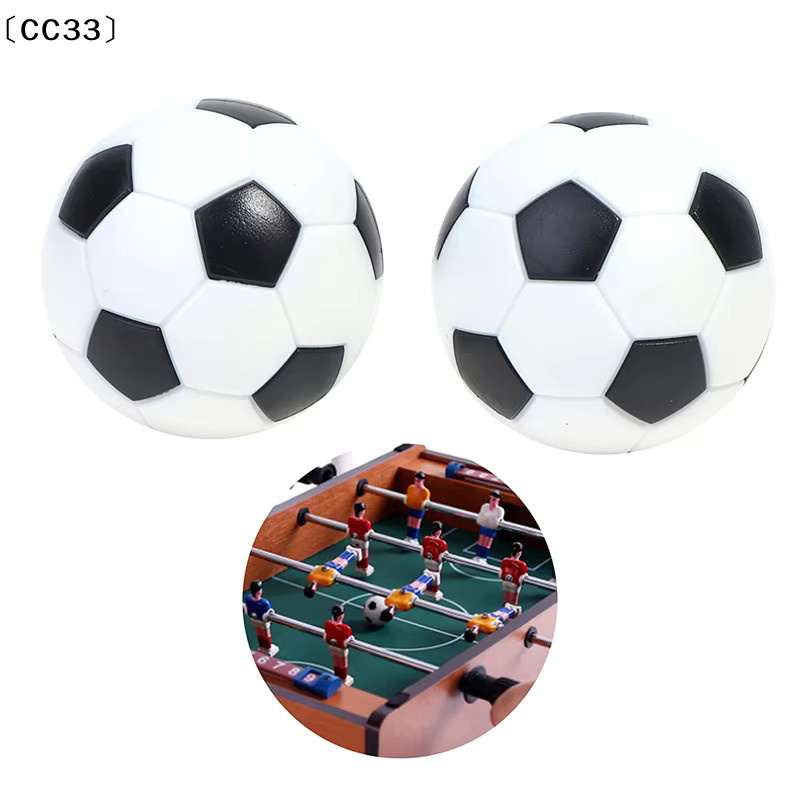 KOQZM Tischfußball aus Kunstharz, 2-teiliges Set, 36 mm, Bunt / Mehrfarbig - Bild 3