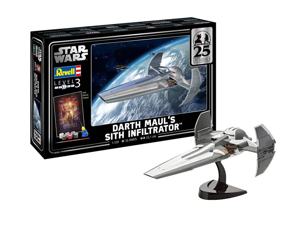 Revell Star Wars Darth Maul's Sith Infiltrator, Geschenkset, 1:120 - Bild 2