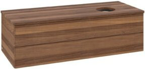 V&B Waschtischunterschrank Antao ohne Frontstruktur in Walnut, B/T/H: 120 x 50 x 50 cm - Bild 1