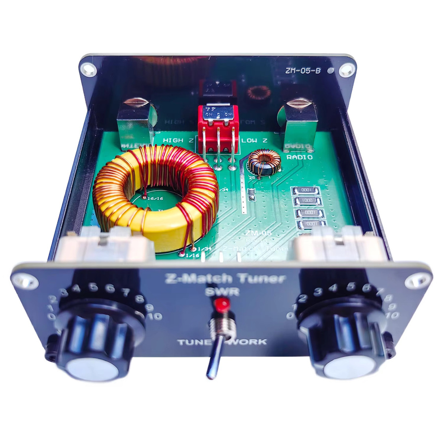 Cmaos QRP Z-Match Manueller Antennentuner 3-28 MHz in Schwarz - Bild 3