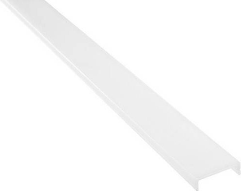 Barthelme Abdeckung Kunststoff für Catania opalws in White, L: 1000 mm, B: 27,4 mm, H: 7,6 mm - Bild 1