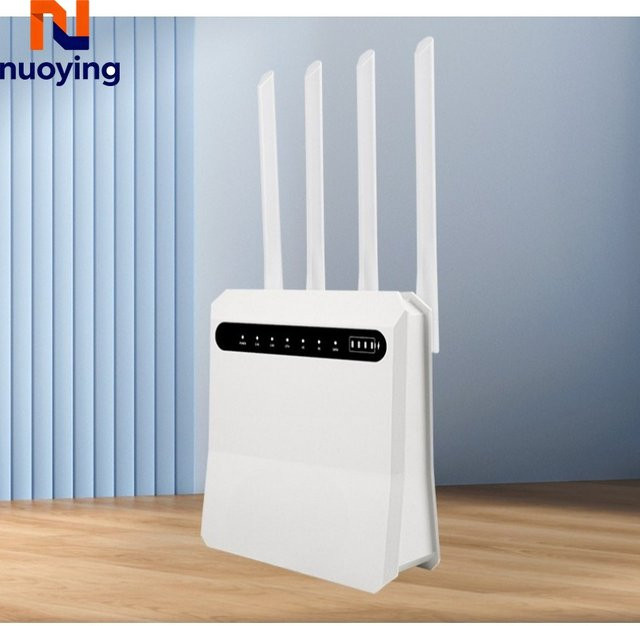 NUOYING CPE C521 4G LTE WLAN-Router mit Akku und SIM-Karte in Weiß - Bild 1