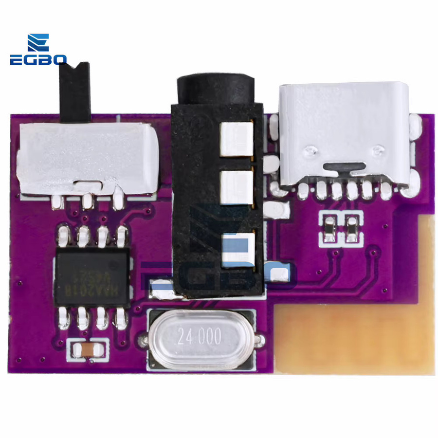EGBO Bluetooth Verstärker Decoder Modul mit MP3 Player und 3,5mm AUX Empfänger, Mono, Lila - Bild 5