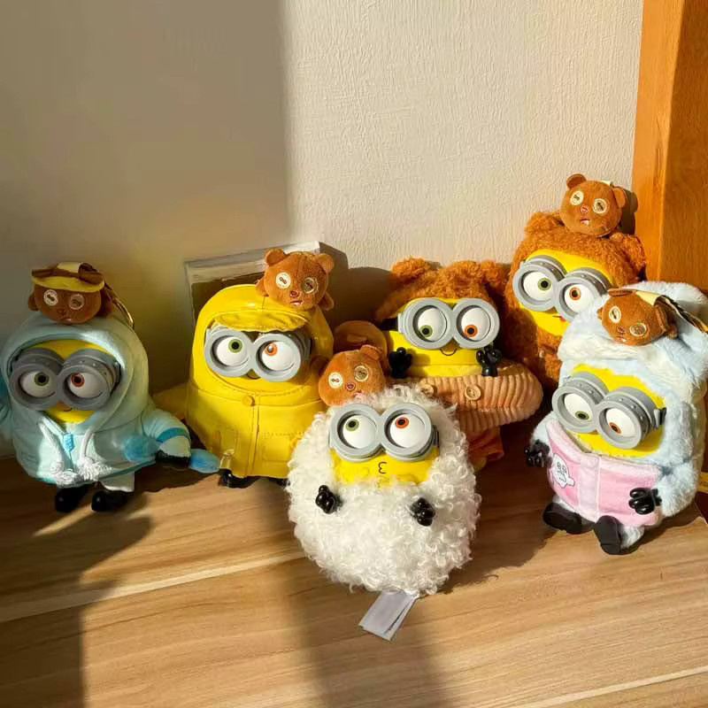 52toys Bob&Tim Minions Better Toggther Series, Niedliche Puppe Schlüsselanhänger, Bunt / Mehrfarbig - Bild 2