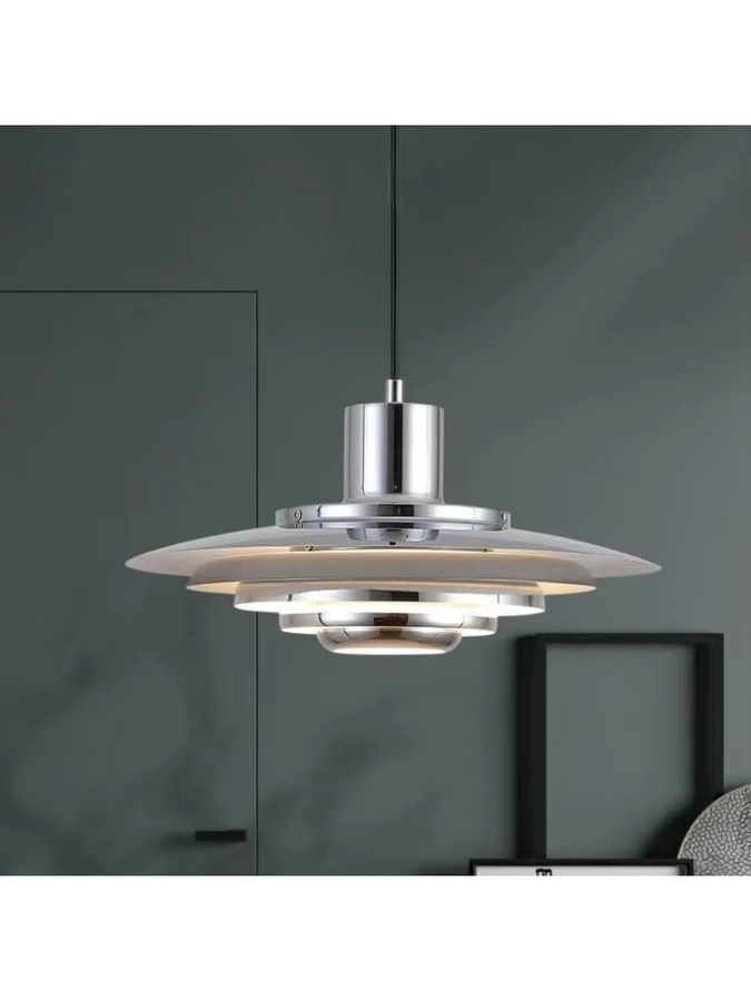 Moderne LED Pendelleuchte TAONUANSHU in Silber für Wohnzimmer und Küche - Bild 4