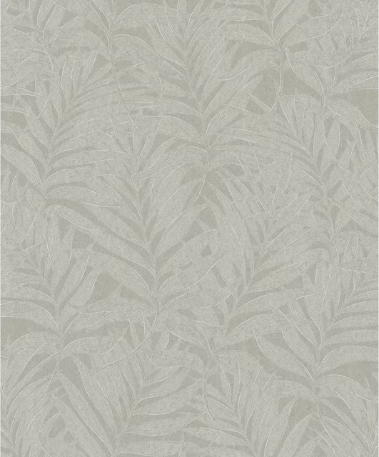 Marburg Vliestapete Habitat Floral in Grau-Beige mit botanischem Muster und FSC-Zertifizierung - Bild 1