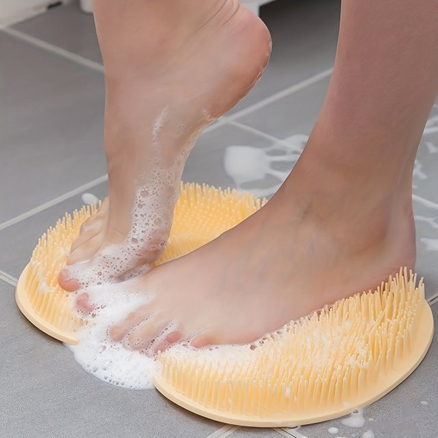 Silikon-Bademassage-Pad-Bürste für Füße und Körper, Unisex - Bild 1