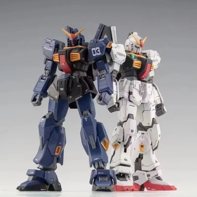 TAKARA TOMY HG 1/144 RX-178 Newborn MK-Ⅱ Zweifarbiger Mech-Bausatz, Modellbausatz, Maßstab 1:144 - Bild 1