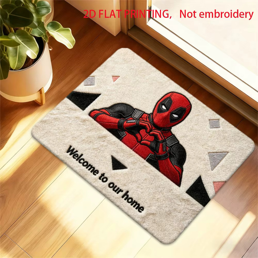 Beast Kingdom Marvel Deadpool Fußmatte aus weichem Polyester-Flanell in Multicolour - Bild 4