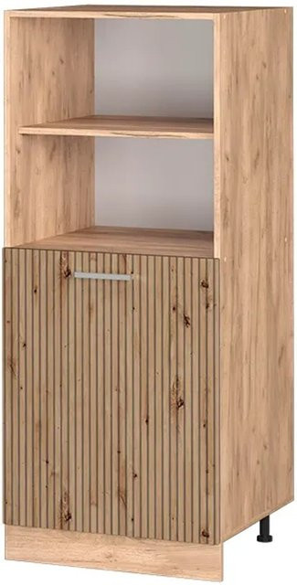 Vicco R-Line Küchenschrank Herdschrank in Artisan-Eiche, Braun, B: 60 cm, T: 57 cm, H: 143 cm - Bild 1