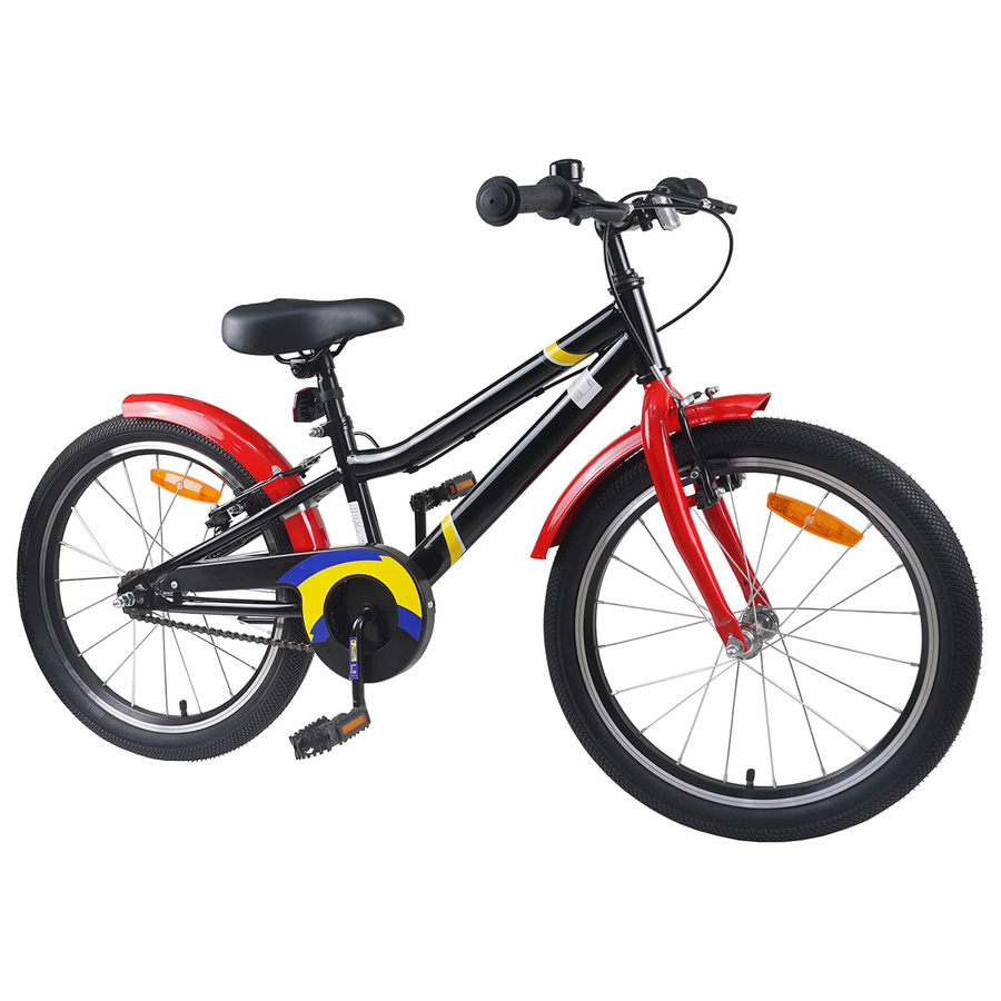 VD Home Furnishing Kinderfahrrad 18 Zoll Schwarz & Rot - Bild 3