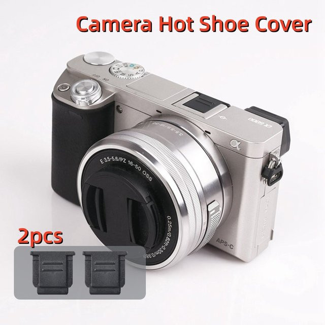 2 Stück Sony Kamera Hot-Shot Abdeckungsschutz für Sony E-Mount Kameras in Schwarz - Bild 1