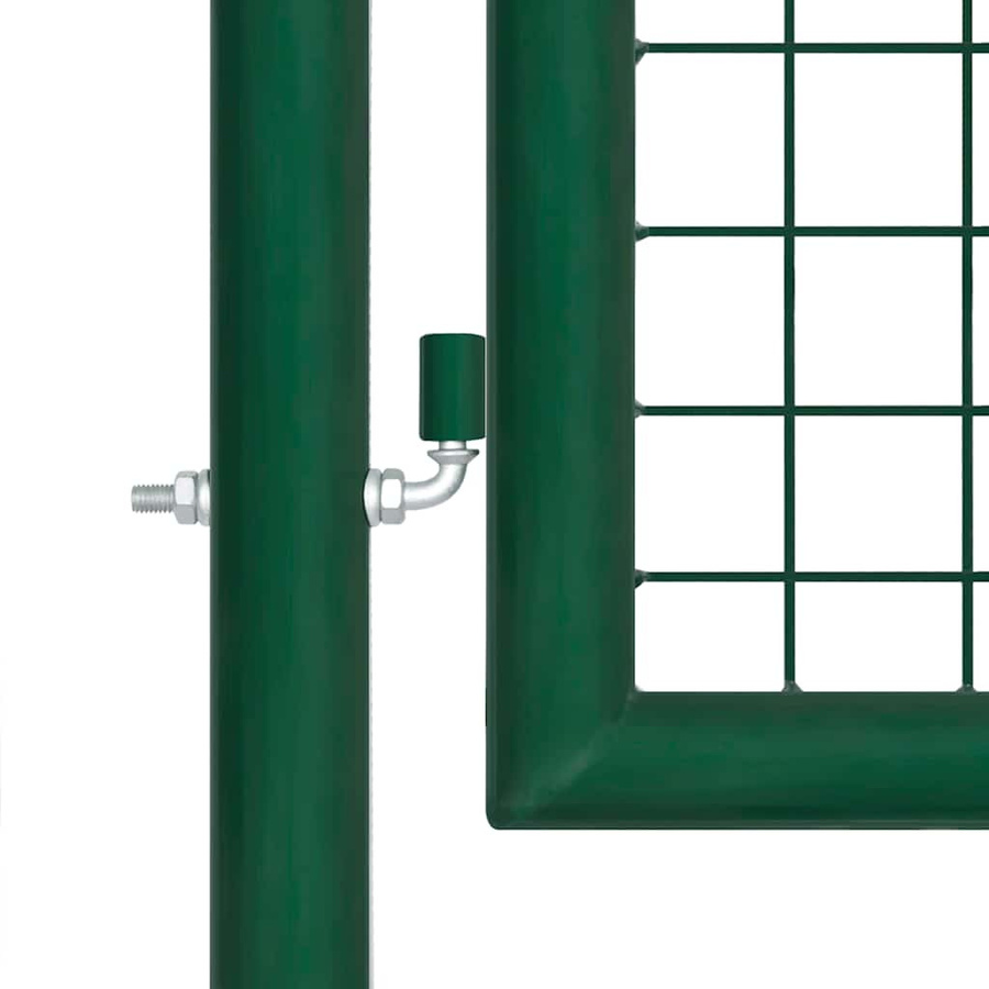 Vidaxl Maschendrahtzaun aus verzinktem Stahl, Grün, B: 350 cm, H: 175 cm - Bild 3