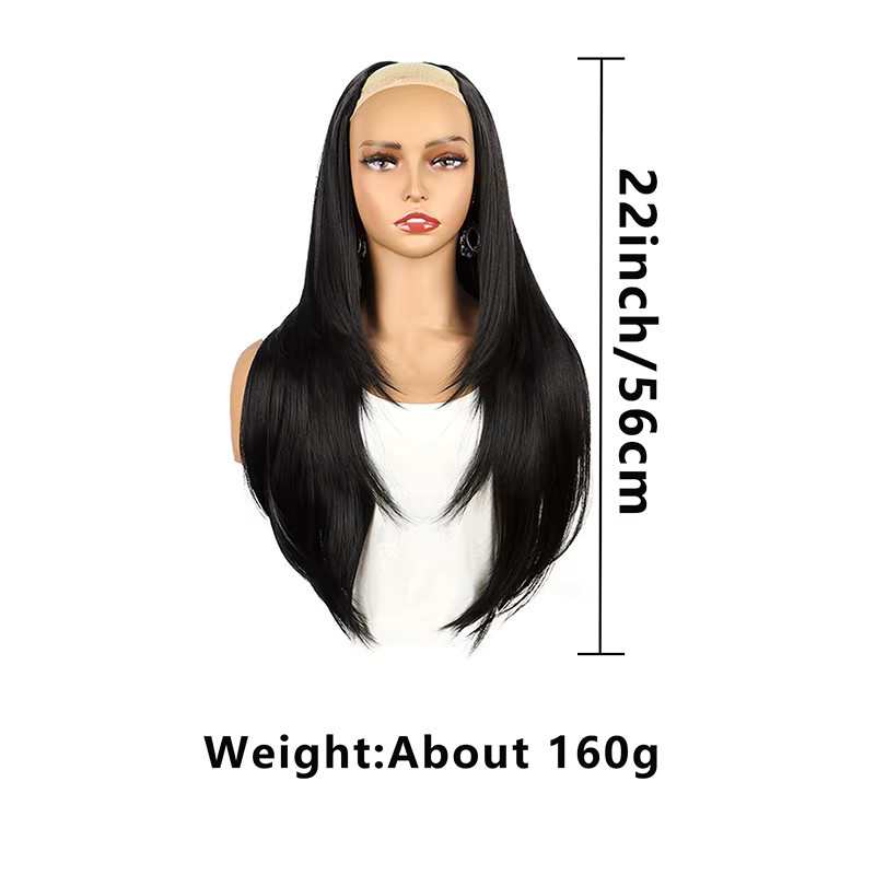 ISIGROSI Clip-in-Haarverlängerungen, synthetisch, 55,9 cm, Damen - Bild 2