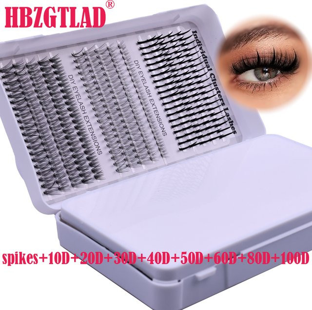 AMSDCN Cluster-Wimpernverlängerungen, 45 Reihen, Unisex - Bild 1