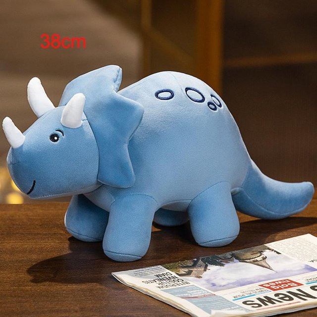 Yiran Health & Beauty Triceratops Dinosaurier Plüschtier, Bunt / Mehrfarbig - Bild 1
