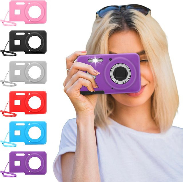 Kodak PIXPRO FZ55 Digitalkamera-Hülle mit Trageband in Purple - Bild 1