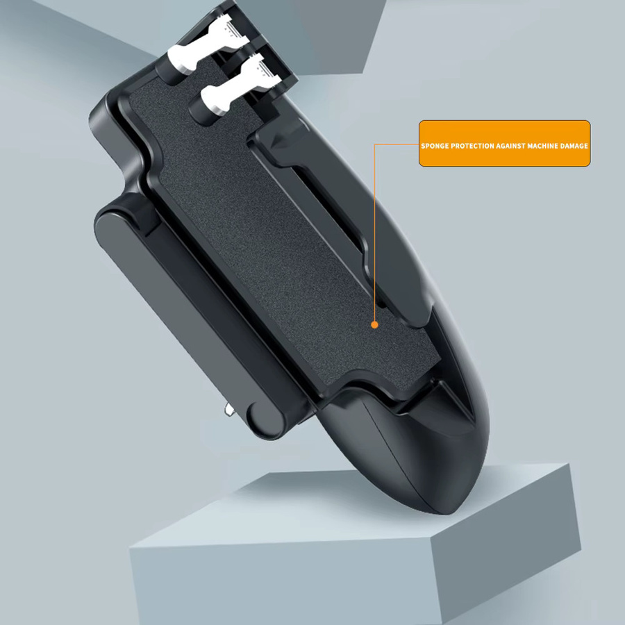PUBG Mobile Controller Sechs Finger Trigger Gamepad Grip für Tablet und iPad in Schwarz - Bild 2