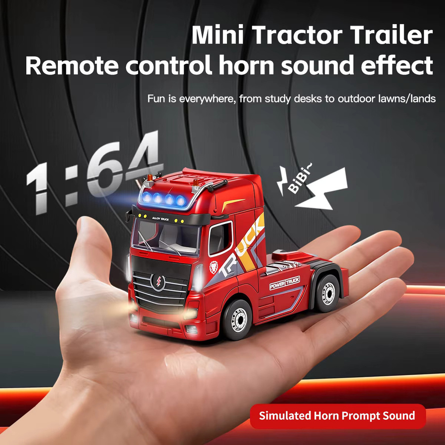 WLtoys Container-LKW, ferngesteuert, 1:64, mit LED und Dreigangschaltung - Bild 4