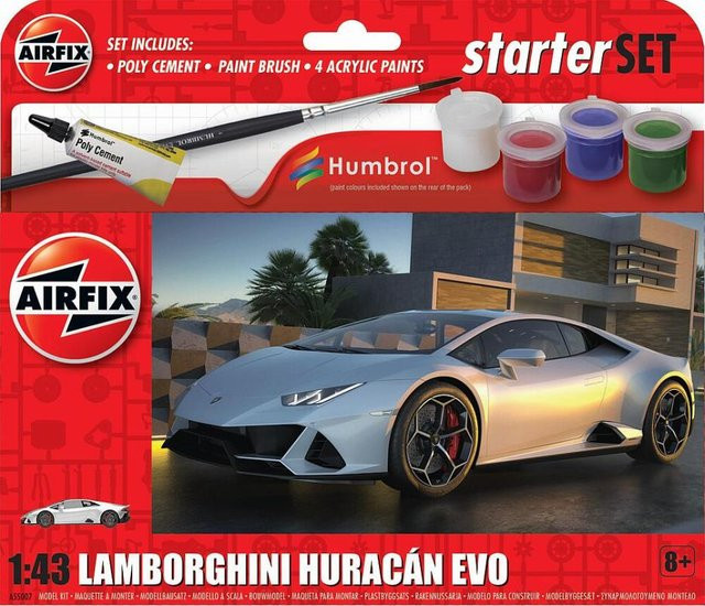 Airfix Lamborghini Huracan, Starter Set, 1:43, ab 8 Jahren - Bild 1