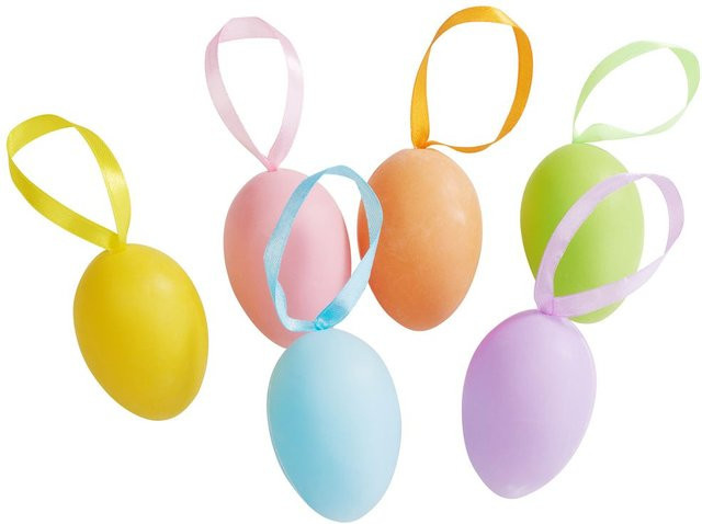 VBS Deko-Ei für Ostern in Multicolor mit Bändchen zum Aufhängen - Bild 1