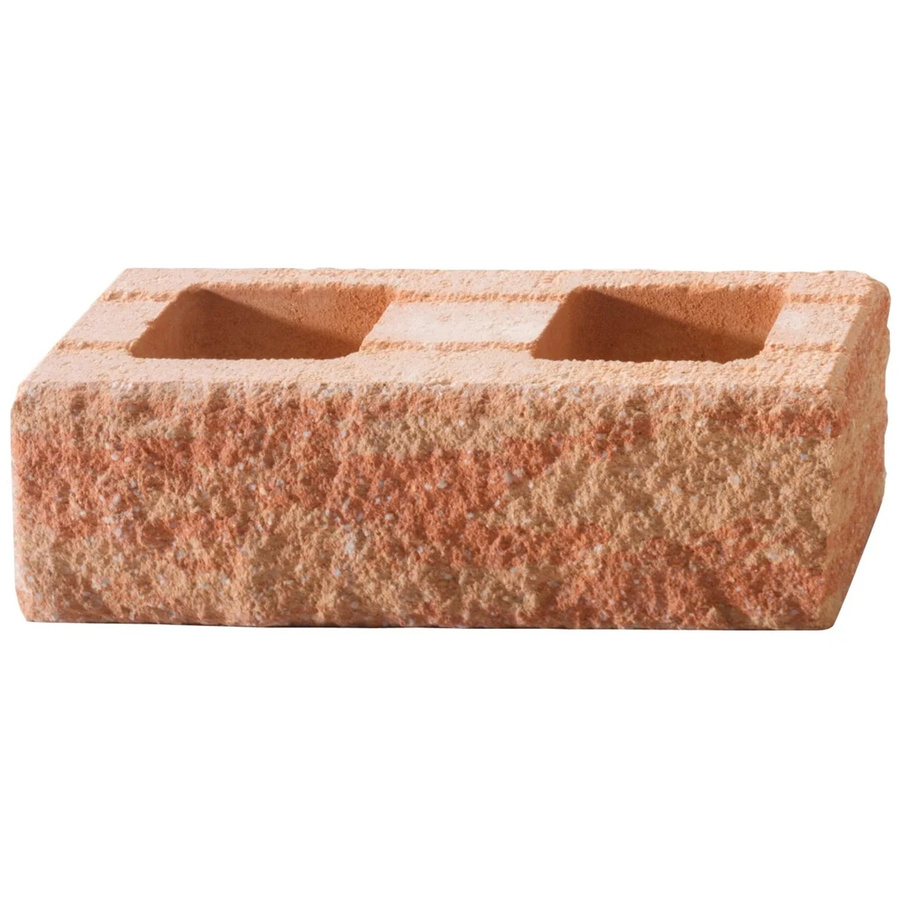 Kann Bruchsteinmauer Endelement Sandsteinfarben B: 50 cm, T: 25 cm, H: 15 cm - Bild 2