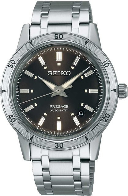 Seiko Armbanduhr Automatik, Edelstahl, Braun, 39 mm, Herren - Bild 1