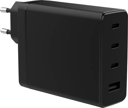HN Power HNP140EU-3C1A USB Ladegerät 140W mit USB-C und USB-A in Schwarz - Bild 1