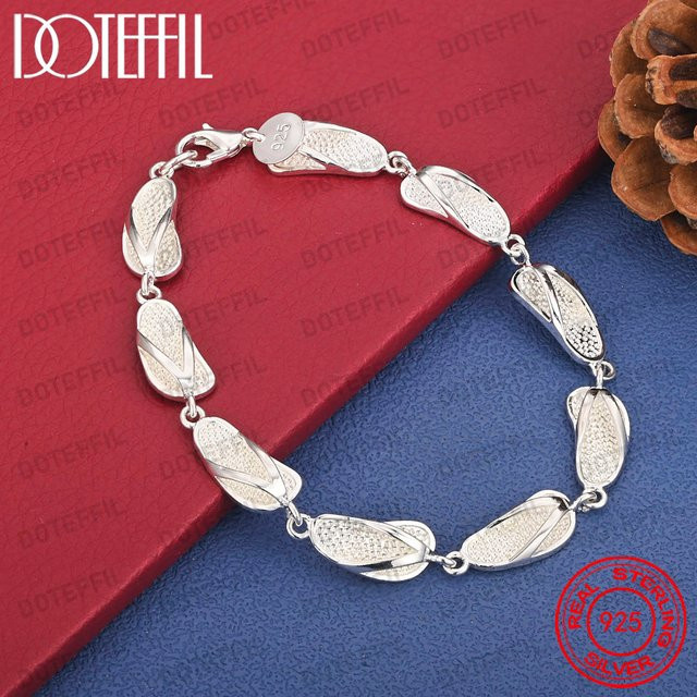 DOTEFFIL Armband, 925 Silber, Flip-Flop, Damen - Bild 1