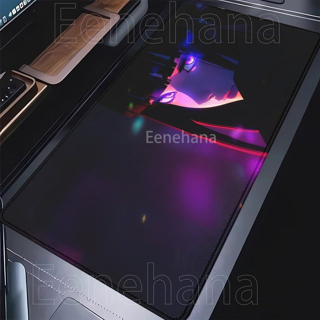Eenehana XXL Gaming-Mauspad mit japanischem Gothic-Mädchen Design, rutschfest, B/T: 900 x 400 mm, multicolour - Bild 1