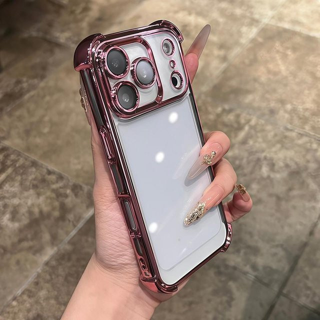 Stoßfeste Silikon Handyhülle von BETYFATE für iPhone in Transparent - Bild 1