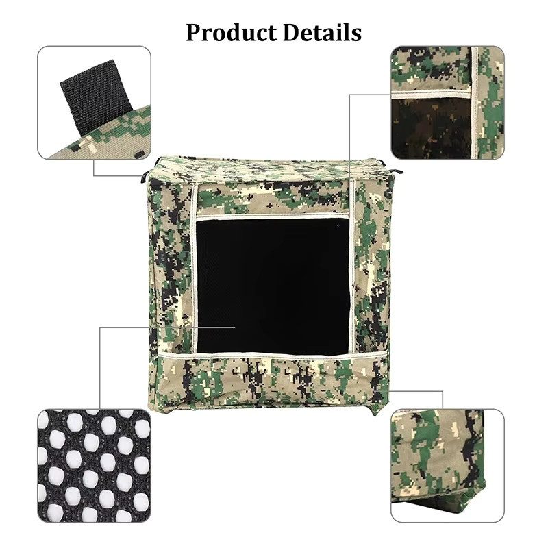 Tragbare Falten Camouflage Jagd Recycle Munition Schleudern Schießen Ziel Box Outdoor Bullseye Airsoft Schießen Ziel Fall - Bild 2