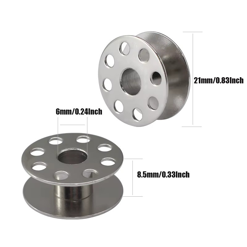 OZXHIXU Metall-Pulen 40264ns Nähmaschinen-Zubehör in Silber für Industrie-Maschinen wie Juki, Singer, Brother und Consew - Bild 2