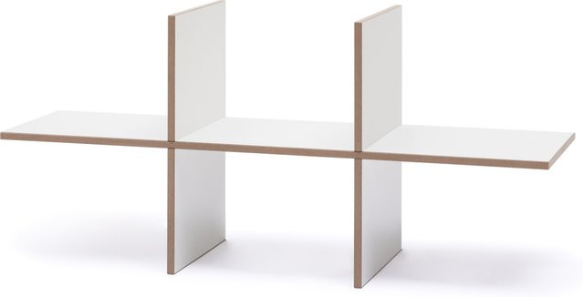Tojo Hochstapler Regaleinsatz aus MDF in Weiß matt - Bild 1