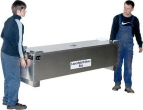 Bauer Südlohn Leuchtstoffröhren-Box AL-D 200 aus Aluminium in Silber, B/T/H: 210,0 x 46,5 x 58,5 cm - Bild 1