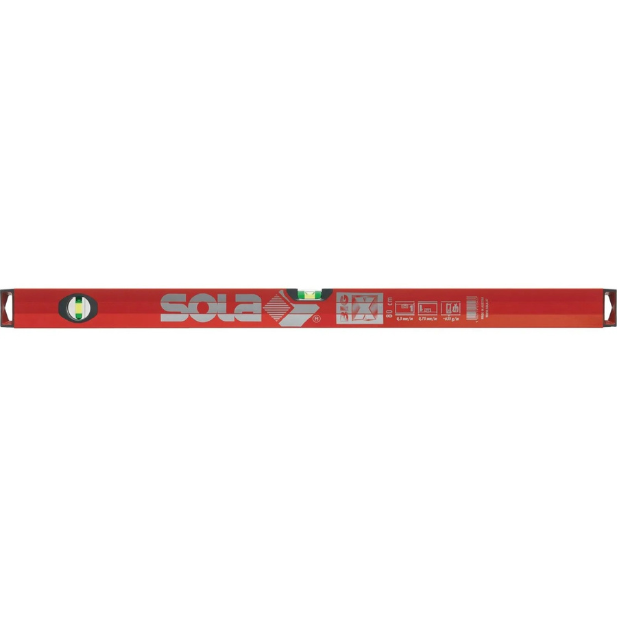 Sola Wasserwaage BIG X mit Lupeneffekt in Rot aus Aluminium, Länge: 150 cm - Bild 3