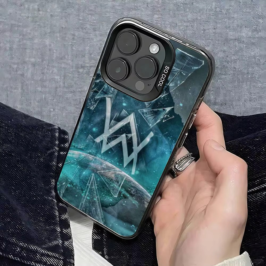 Stoßfeste Alan Walker DJ Handyhülle für Apple iPhone in Schwarz und Weiß - Bild 2