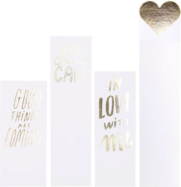 Rico Design Paper Poetry Kartendeko-Set Typo, 4 Stück, 350g/m² - Bild 1