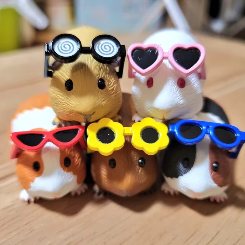 Bandai Meerschweinchen Tier Modell, Cartoon Blind Box, Bunt / Mehrfarbig - Bild 2