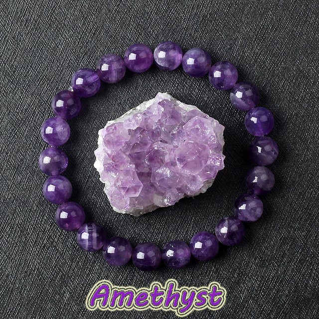 EmbraceNature Armband, Amethyst, Naturstein, Perlen, Damen - Bild 1