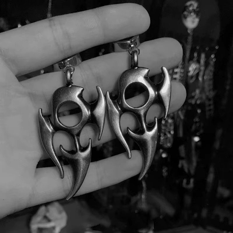 ZHUHE Ohrringe, Silber, Unisex - Bild 3