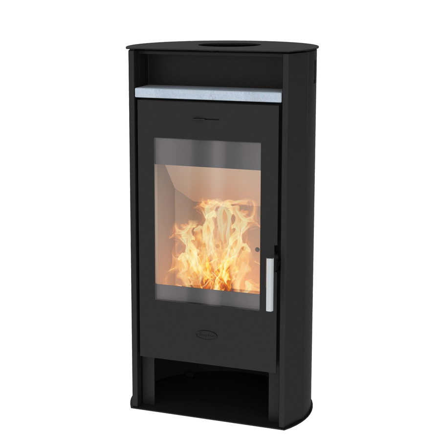 Fireplace Kaminofen Santa Fe in Schwarz aus Stahl mit 6 kW Leistung - Bild 2
